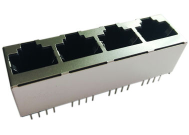 1x4 Vertical Mount 180 độ, 4x Rj45 Đầu vào LPJEF5240DNL thẳng 8P8C