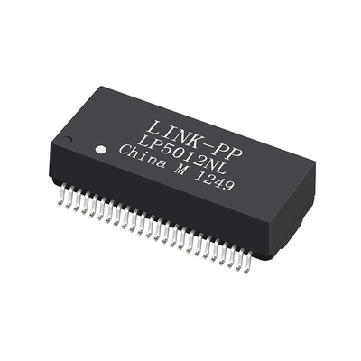 LP5012NL 1000 Base -T Cổng kép SMD Ethernet Máy biến áp từ tính rời rạc Gắn bề mặt 48 chân