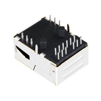 1840783-1 Giắc cắm RJ45 cấu hình thấp Tab 100BASE-T không có đèn LED