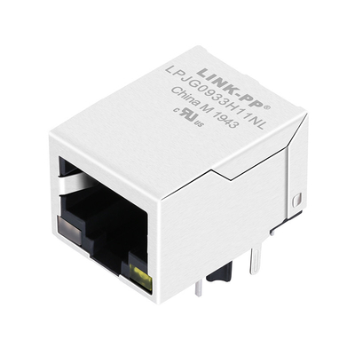 1x1 cổng RJ45 kết nối với 1000Base T tích hợp từ tính LPJG0933H11NL