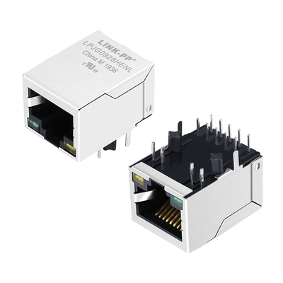 Cổng 1x1 1000Mbps POE + RJ45 Jack mô-đun với biến áp LPJG0926HENL