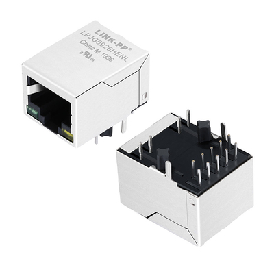 2337992-8 1000 Base-T Cổng đơn POE RJ45 Tab Ethernet xuống