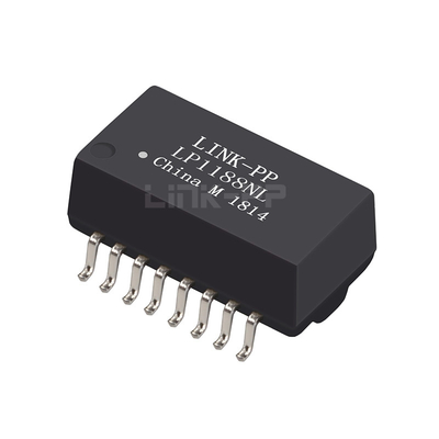 10 / 100BASE-T 1500Vrms Mô-đun biến áp SMD Lan H1601CG