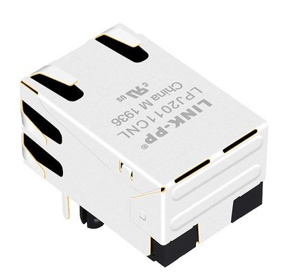 LPJ2011CNL 10/100 Base-T RJ45 MagJack 1x1 Port Tab Up Không có LED