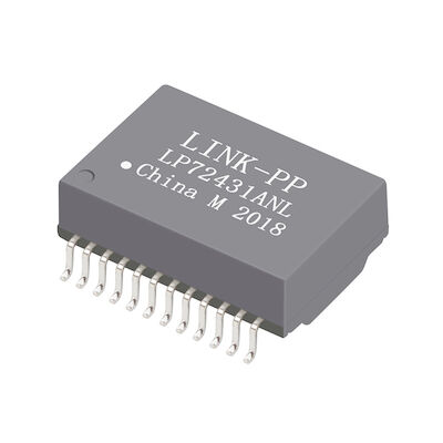 749052051 10G Base -T 24 Pin Một cổng 1A SMD PoE + Mô-đun biến áp Lan LP72431ANL