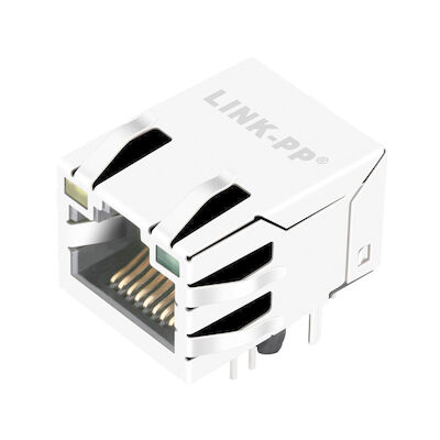 I-60193-F 10/100 Base-T Tab Up 1x1 Cổng RJ45 Mô-đun biến áp Lan LPJ16617ADNL