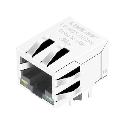 RJLBC-060TC1 RJ45 Modular Jack 10/100 BASE-TX LED tích hợp được lọc