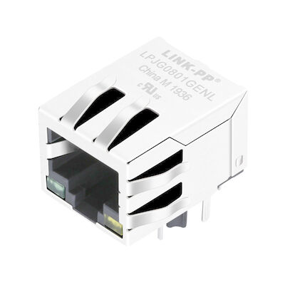 LPJG0801GENL chéo MIC38013-0155T-LF3 10 Pin Rj45 kết nối GigaBit Ethernet