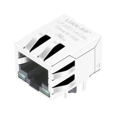 LPJ0011ACNL RJ45 1 x 10/100 Mbit Ethernet LED chỉ số 8p8c