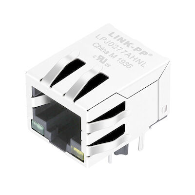 POE PulseJack JD0-0004NL Rj45 Nguồn qua Ethernet Pinout 10 / 100BT Với đèn LED