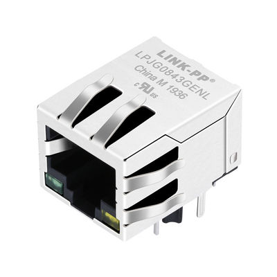 Đầu nối RJ45 thân ngắn Gigabit 1x1 HFJ11-1G41E-L12RL