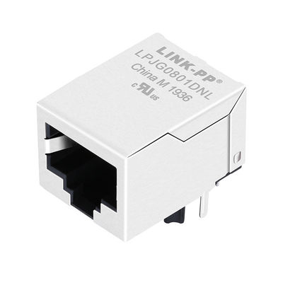 LA1S109 LF / KLA1S109 LF Đầu nối Rj45 đơn có từ tính 1000Mbps tích hợp