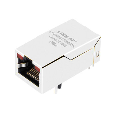 Đầu nối RJ45 cáp Ethernet 10 / 100Base-T Chip lật LPJK4010B69NL