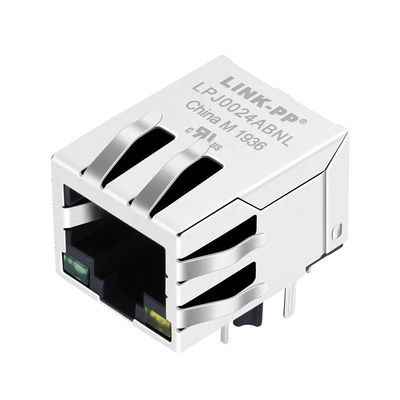 LPJ0024ABNL Cổng đơn 10/100 Base-T RJ45 Kết nối ổ cắm cho nữ J0024D21B