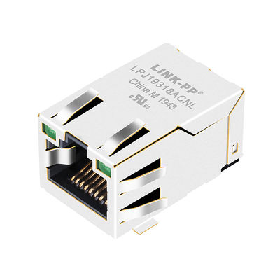 Surface Mount RJ45 Tab-UP J3018G21KNL 10 / 100Base-TX Với đèn LED