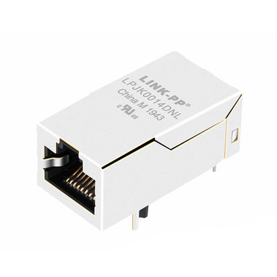 JK0-0018NL 1x2 Cổng 1000 Base-T Không có Led Ethernet Lan Cổng Mạng Jack Đầu nối Ethernet công nghiệp RJ45