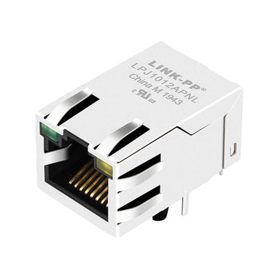 PCB Gắn từ RJ45 Jack Nữ w / Đèn LED J1012F21RNL, LPJ1012APNL