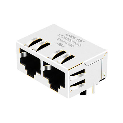 Cổng RJ45 đa cổng HFJ12-1G16ERL Dual-Down 1000Base-T Kết nối Wo / LED