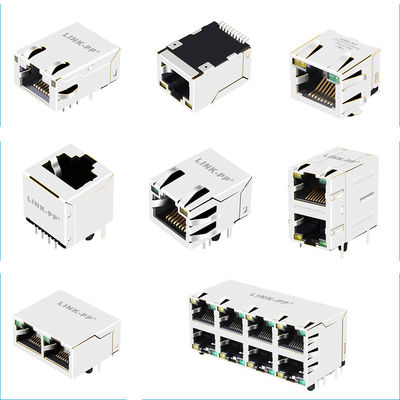 Giắc cắm mô-đun RJ45 Có / Không có Từ tính Không có POE / POE / POE +