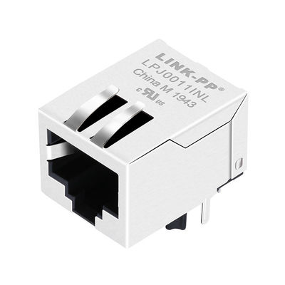 Tab Down 1x1 Cổng không có Led 100 Base-T Giắc cắm từ tích hợp J0011D11