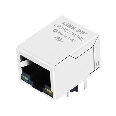 LJ-H41S1C-14-F 10/100 Base-T Đèn LED đơn màu xanh lá cây / vàng Mô-đun kết nối RJ-45 LPJ0017HBNL