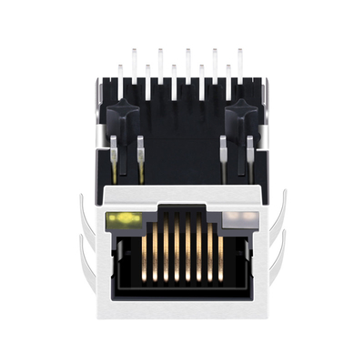 10G Base-T Tab xuống 1 cổng qua lỗ Jack từ tính RJ45 có đèn Led JTH-0024NL