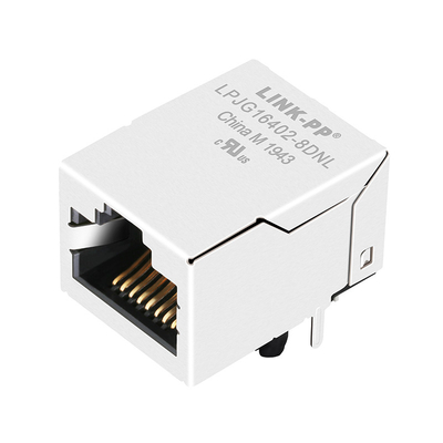 RT9-HK-0002 1x1 Cổng từ tính tích hợp RJ45 Jack 1000 Base-T Tab Up không có đèn Led