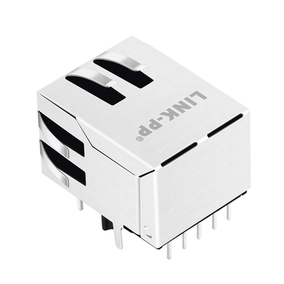 Tab L836-121T-KD 2.5G Base-T Cấu hình thấp Đầu nối Rj45 Magjack Female với Gy / G Led