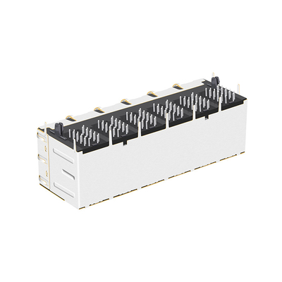 JT5-2610CNL 10G Base-T 2x6 Cổng RJ45 Giắc cắm từ tính SIDE NHẬP 12PIN có đèn Led