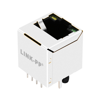 JXD2-0Z15NL 1000BASE-T Cổng đơn VERTICAL RJ45 MagJack YELLOW / GREEN led
