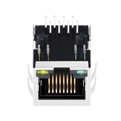 ARJM11A1-009-AB-EW2 100 BASE-T 8P8C Đầu nối từ tính RJ45 một cổng Tab Down