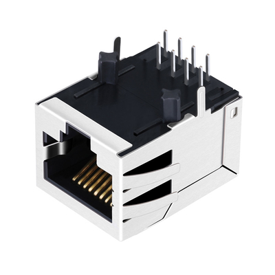 ARJM11A1-009-NN-ER3 NO Led 100 BASE-T Tab Down Một cổng RJ45 Mô-đun từ tính 8PIN