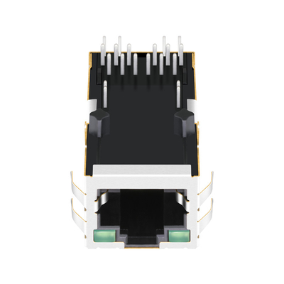 JGCG1T1004PW-GG RJ45 Connector 10G Base-T Tích hợp từ tính cho ứng dụng PoE ++