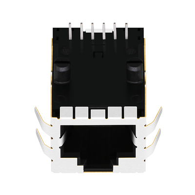 08B1-1X1T-06-F 100 Base-T 1x1 Cổng RJ45 Giắc cắm từ tính Tab Up không có đèn Led LPJ2011CNL